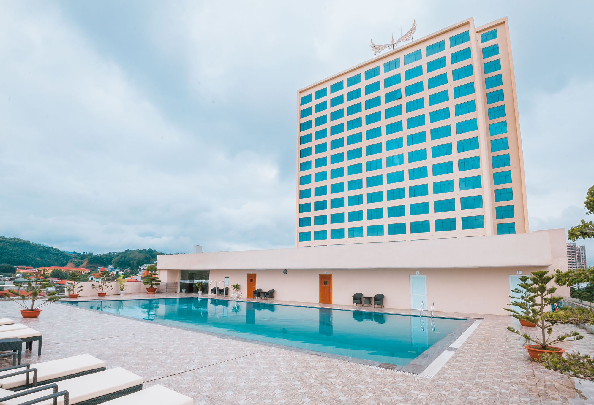 Muong Thanh Grand Lao Cai Hotel Bagian luar foto