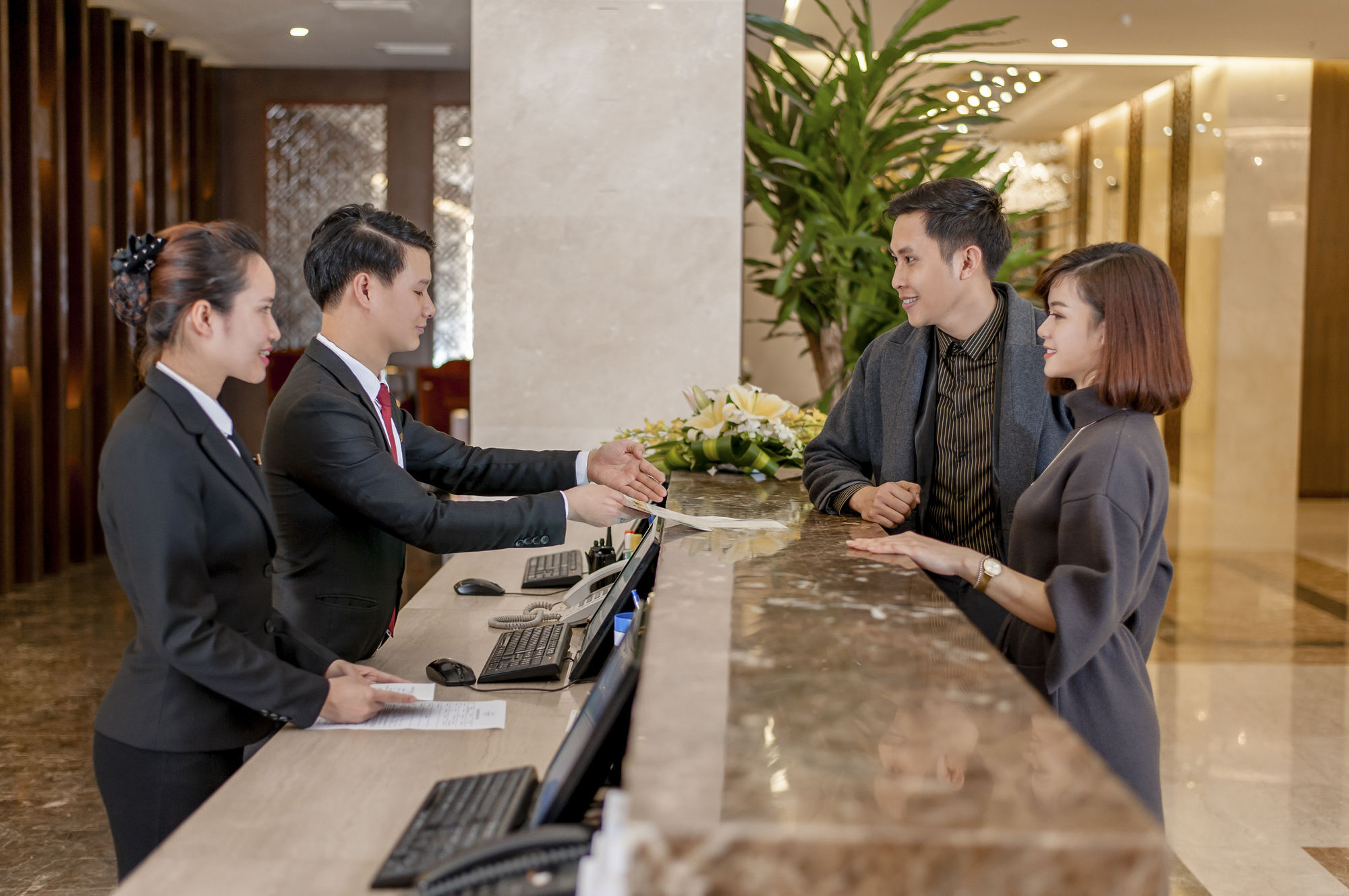 Muong Thanh Grand Lao Cai Hotel Bagian luar foto